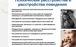 Расстройства поведения: симптомы и особенности