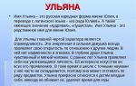 Что означает имя ульяна – характеристика имени ульяна, толкование имени ульяна