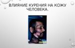 Влияние курения на кожу человека