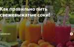 Как правильно пить свежевыжатый сок, чтобы он не стал вреден для вашего организма
