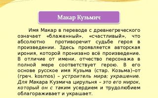 Что означает имя макар – характеристика имени макар, толкование имени макар