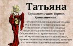 Что означает имя татьяна – характеристика имени татьяна, толкование имени татьяна