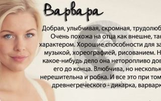 Что означает имя варвара – характеристика имени варвара, толкование имени варвара