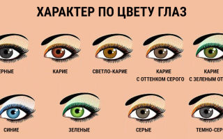 Можно ли определить характер человека по  цвету глаз
