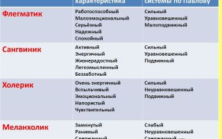 Флегматик:  характеристика типа темперамента