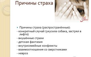 Что такое страх и какие причины страха