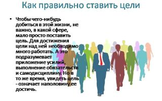 Правильное определение  жизненной цели