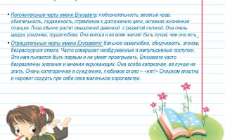 Что означает имя елизавета – характеристика имени елизавета, толкование имени елизавета