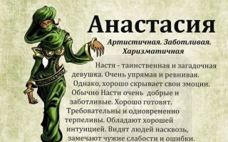 Что означает имя анастасия (настя) – характеристика имени анастасия, толкование имени анастасия