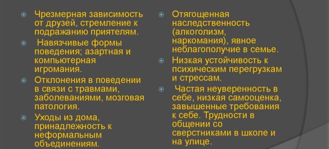 Негативные факторы, способствующие развитию навязчивого  страха