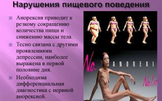 Расстройства пищевого поведения: симптомы и признаки