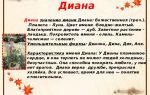 Что означает имя диана – характеристика имени диана, толкование имени диана